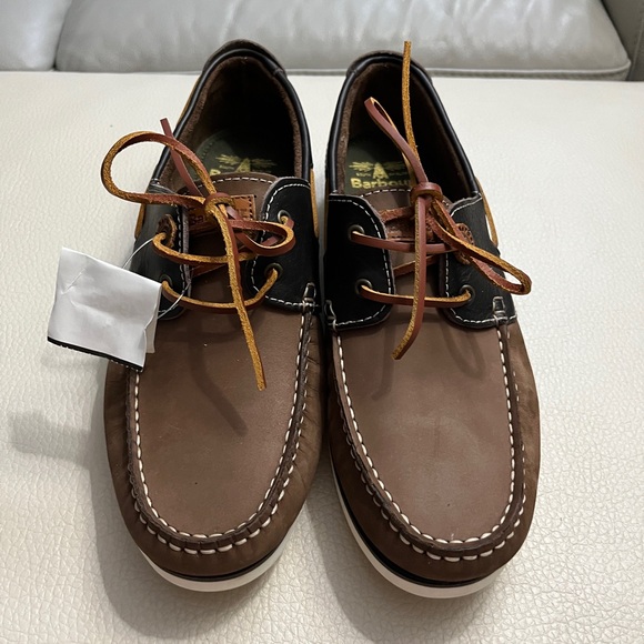 NWOB - Barbour Men’s Wake Boat Shoes - Made in Portugal - UK 10/US 11/EU 44 - Picture 2 of 10